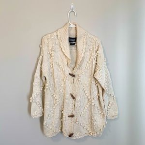 Roberta Freymann Oversized Knit Sweater Size S